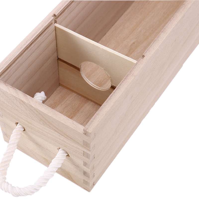 Hộp Gỗ Đựng Chai Rượu Vang Đỏ Tiện Dụng
