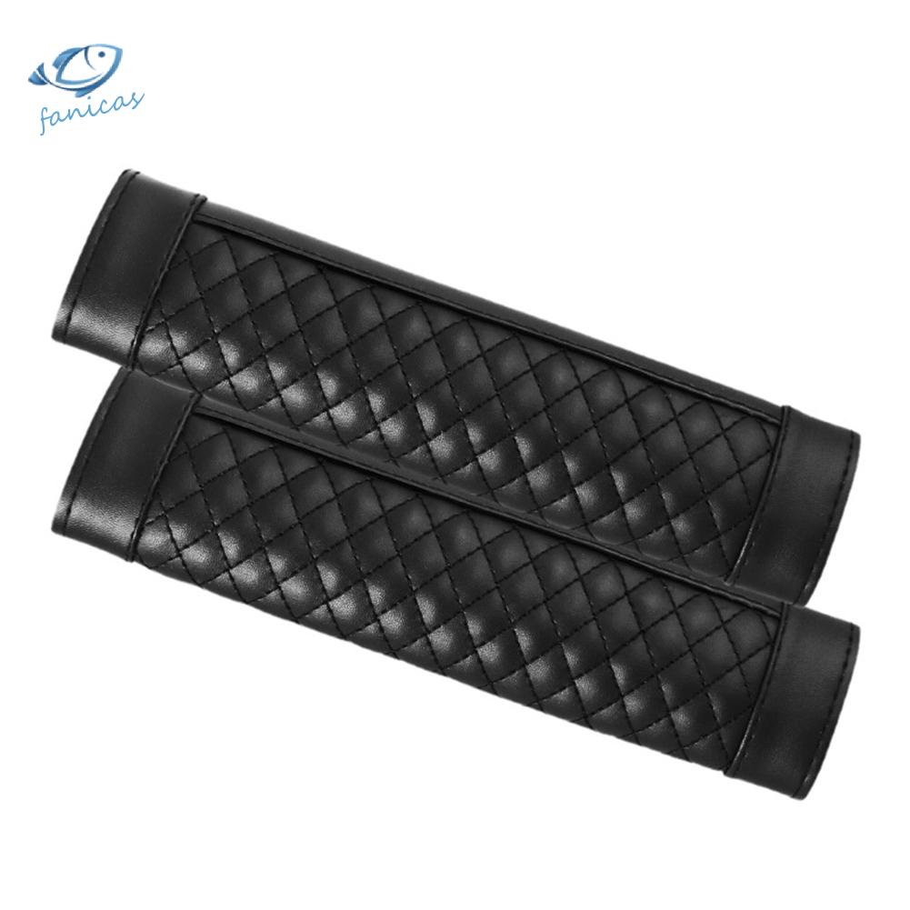 Set 2 Đệm Bọc Dây An Toàn Xe Hơi Bằng Da PU