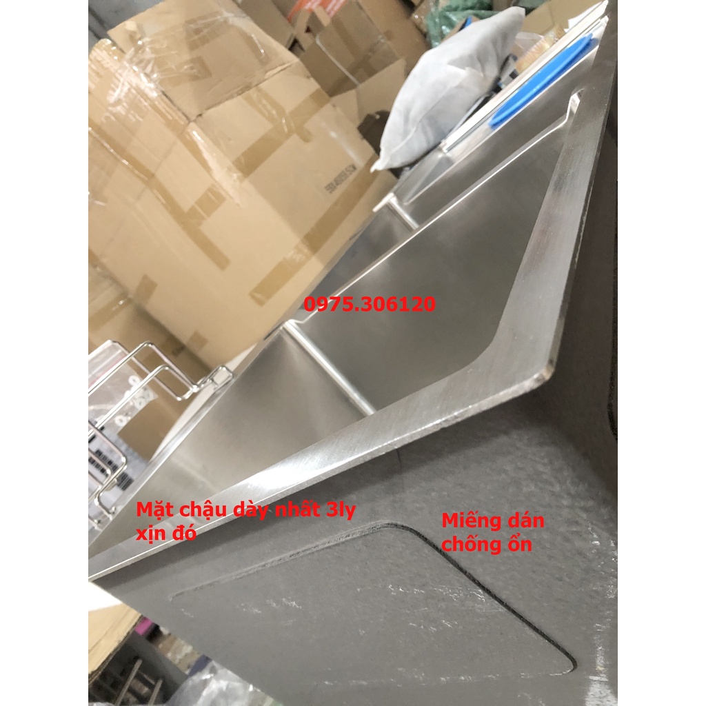 Chậu Rửa Chén Bát INOX SUS 304 N3 10048 NA.GRAND HÀNG CAO CẤP NHẤT HÀNG BAO XÀI