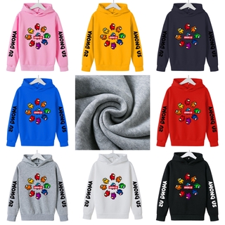 Mới Áo hoodie Chui Đầu Hình game among us