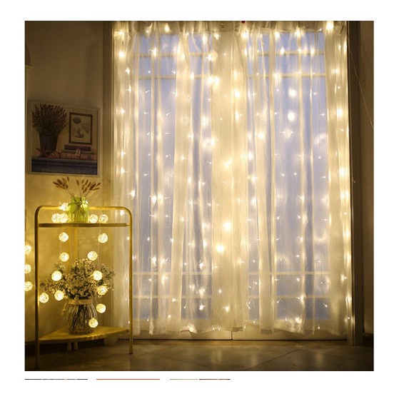 Đèn led nháy thả rèm 3m x 3m 12 dây