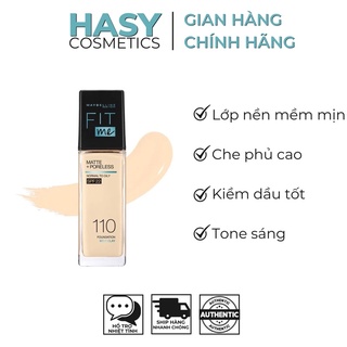 Kem nền maybelline new york fitme spf22 30ml - màu 110 porcelain