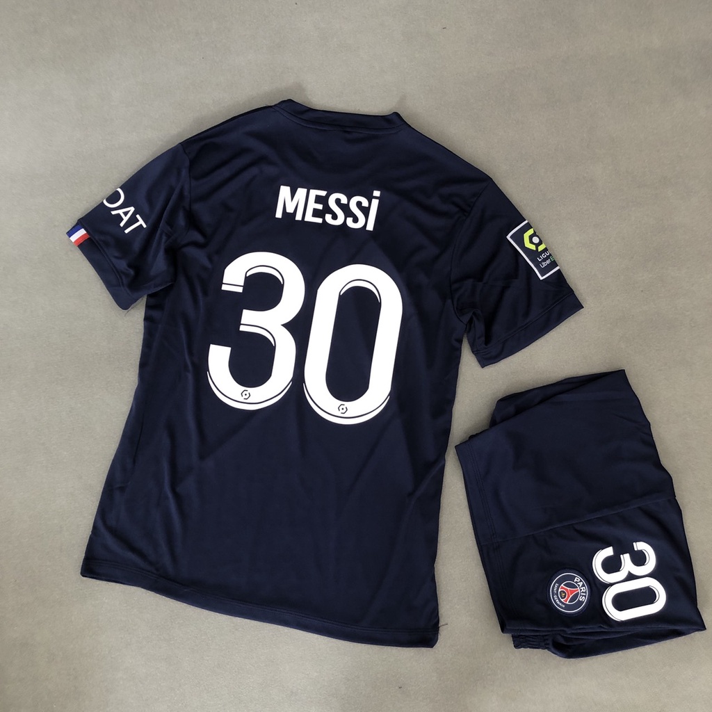 Bộ quần áo đá banh MESSI PSG sân nhà mẫu mới 2023