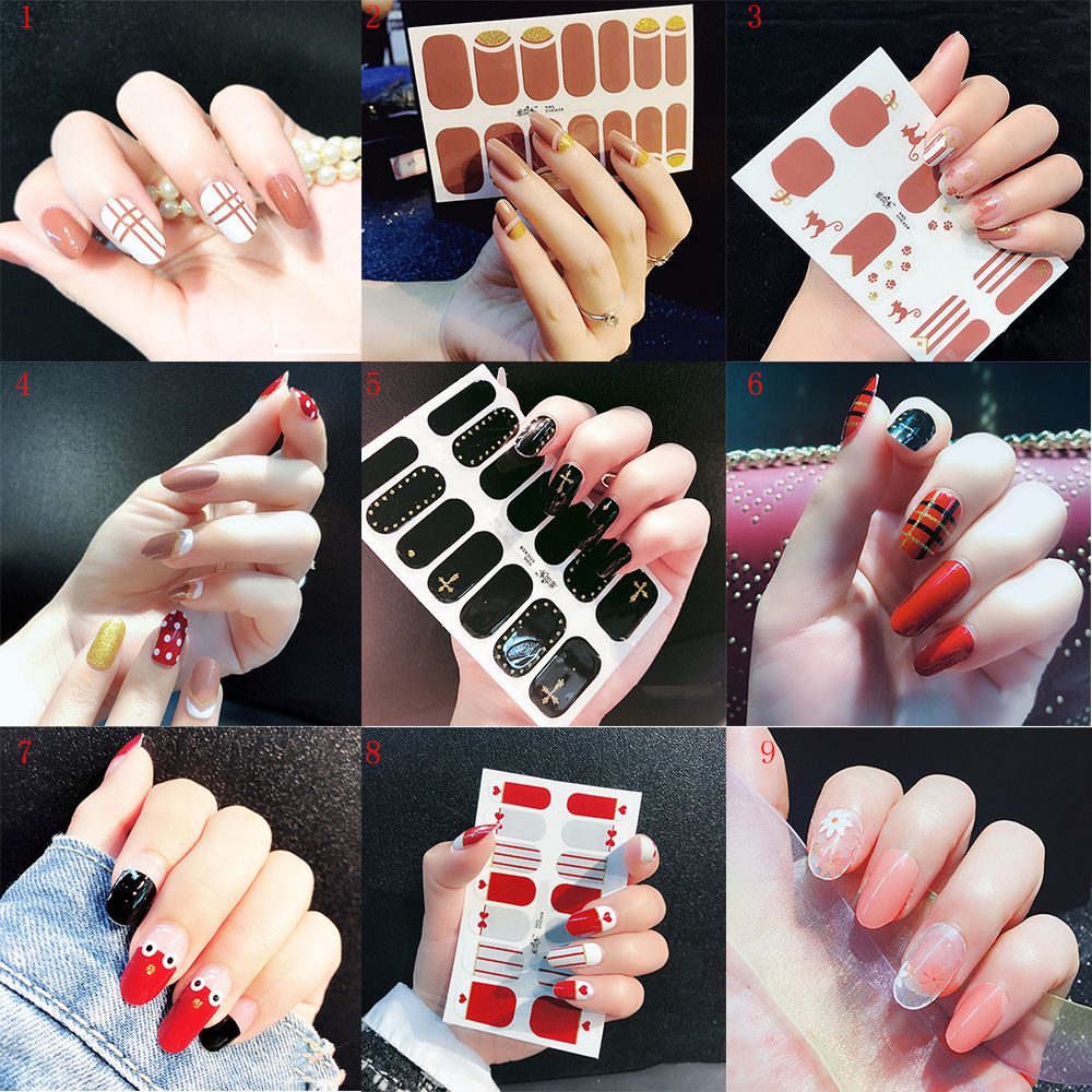 [Hàng mới về] Miếng dán trang trí móng tay 3D thời trang