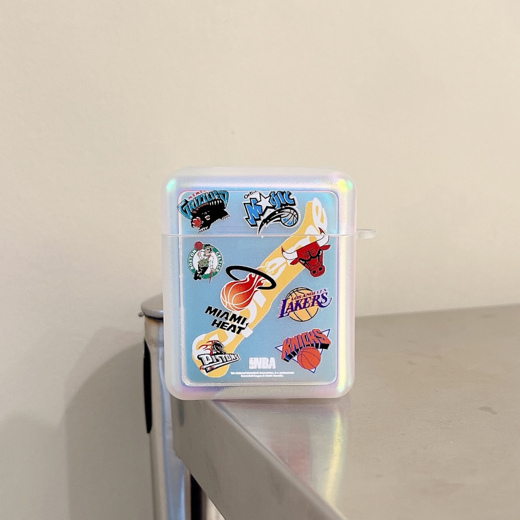 Vỏ Bảo Vệ Hộp Sạc Tai Nghe AirPods3gen 2021 AirPods3 AirPodsPro AirPods2gen Họa Tiết NBA Ốp