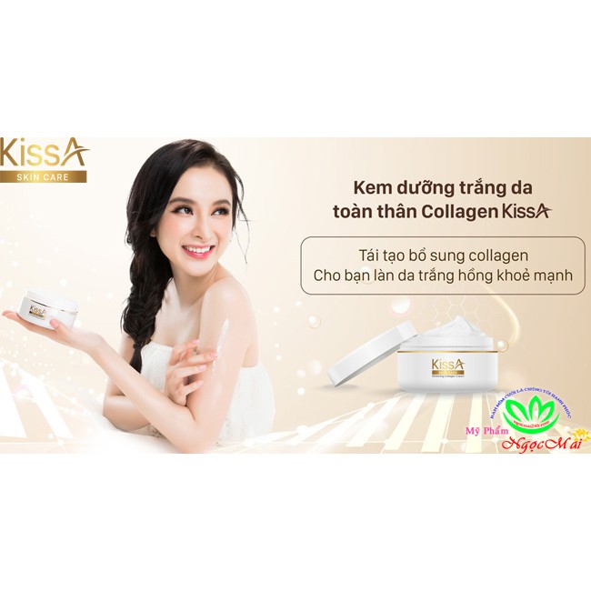 Kem dưỡng trắng da Collagen KissA (30g)