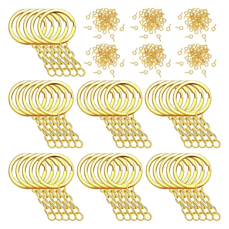 Arin Set 250 Móc Khóa Bằng Kim Loại Nhiều Màu Sắc Làm Đồ Thủ Công Và Trang Sức DIY