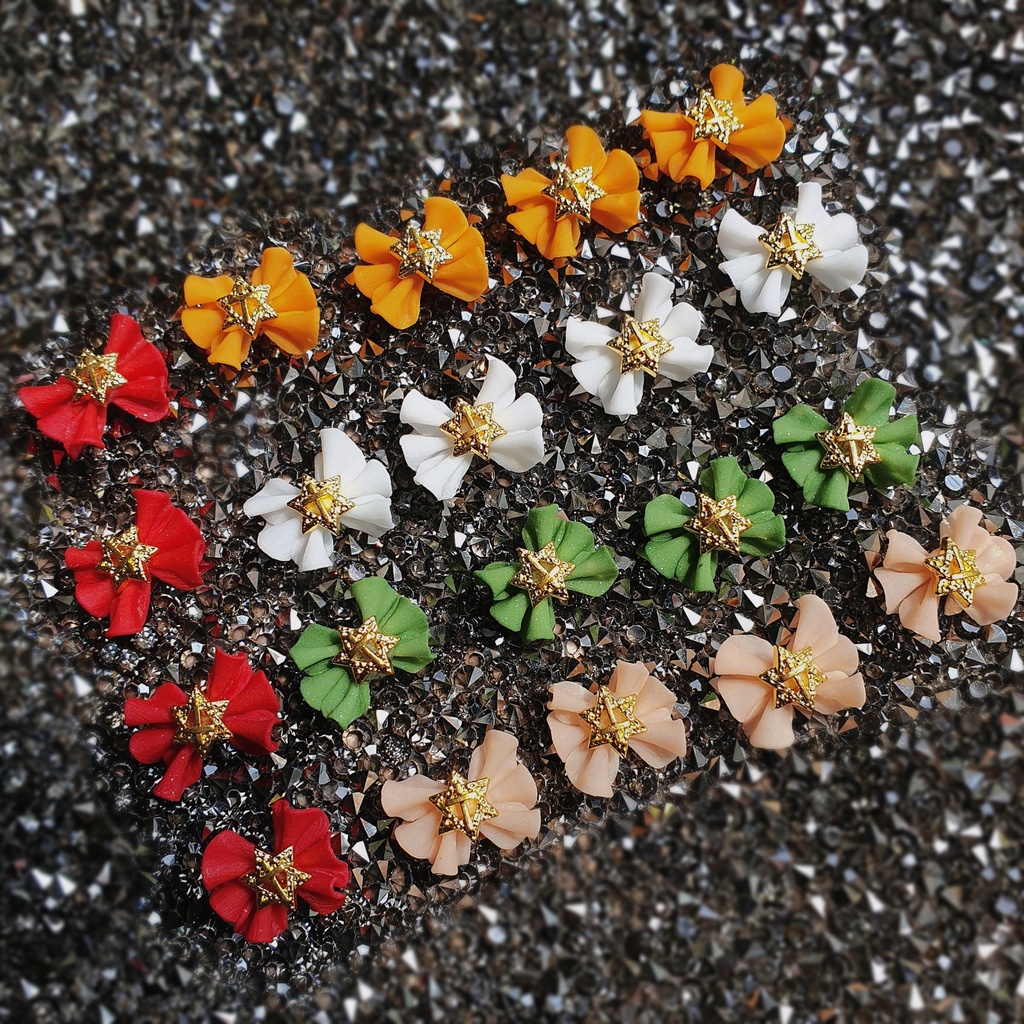 Nơ đính charm - nơ bột đính móng 12NA