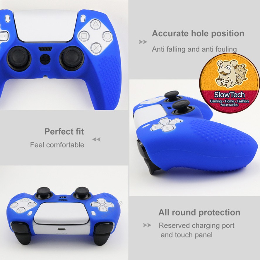 Vỏ Silicone Bọc Tay Cầm PS5 Chống Trơn Trượt, Bụi Bẩn, Silicone Cao Cấp P5-010XX/ TP5-0559/ TP5-05112