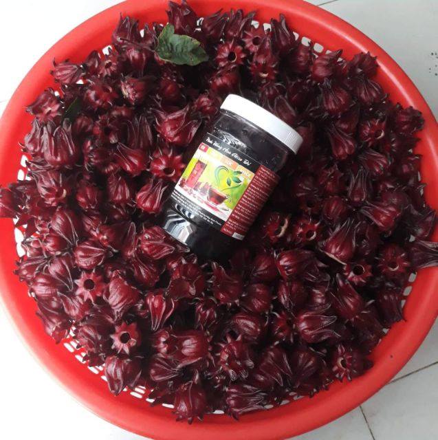 Syrup / siro Hibiscus sabdariffa/Atiso đỏ/hoa hồng/lạc thần/rosele (không kèm mứt)