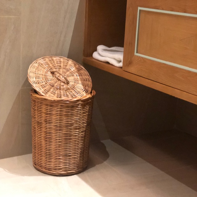 Sọt rác, sọt đựng đồ đa năng, đồ để văn phòng nhiều loại NL mây, lục bình, cói....