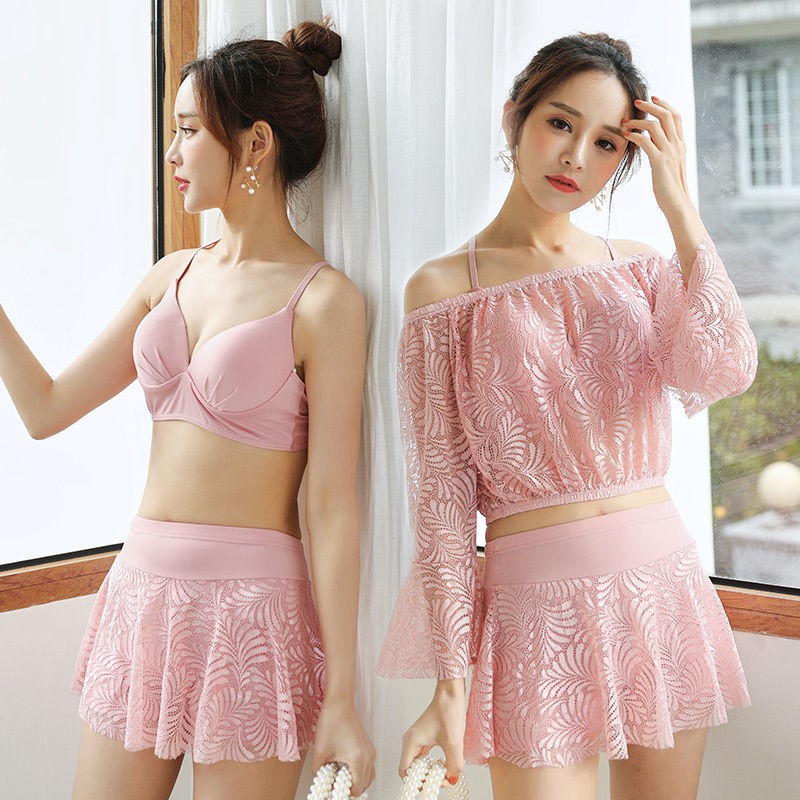 Bộ Đồ Bơi Kèm Áo Khoác Ngoài Thời Trang Cho Nữ | BigBuy360 - bigbuy360.vn