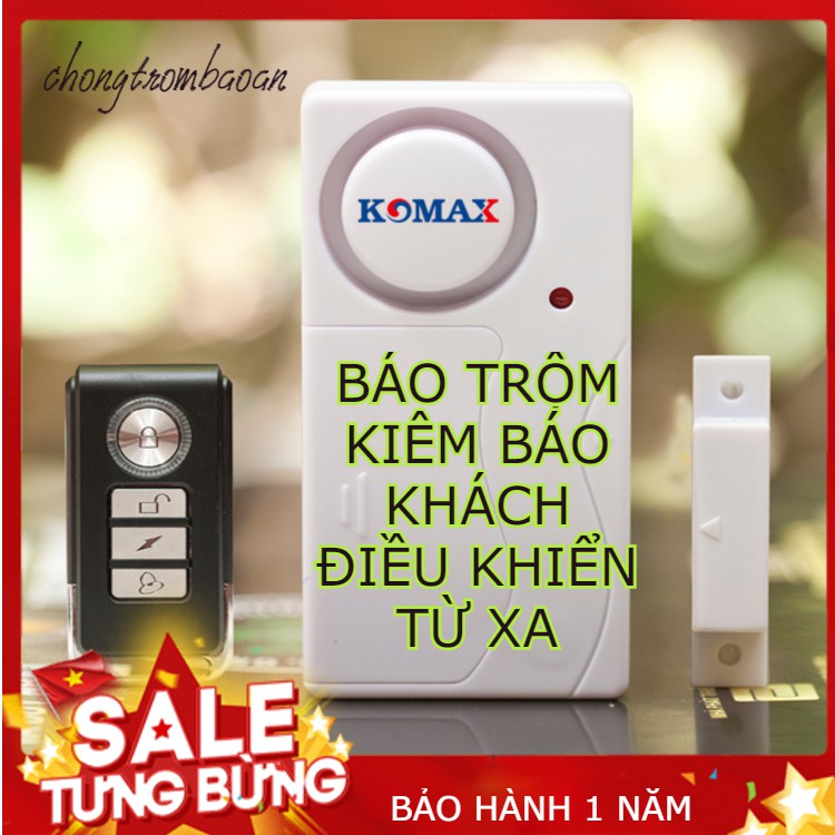 CHUÔNG CHỐNG TRỘM BÁO KHÁCH có REMOTE điều khiển từ xa KM C05