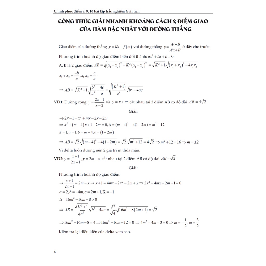Sách Tham Khảo - Chinh Phục Điểm 8, 9, 10 Bài Tập Trắc Nghiệm Giải Tích - Mẫn Ngọc Quang - KV