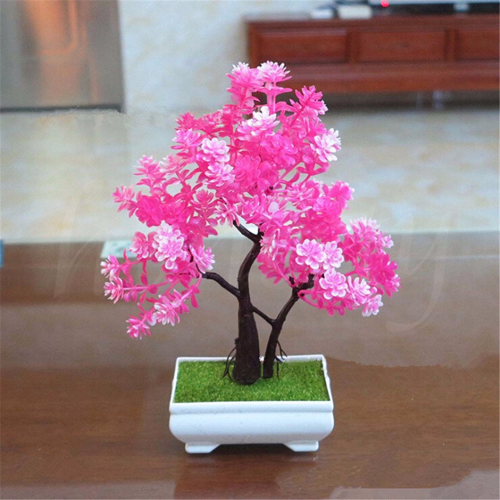 Cây bonsai giả trang trí nội thất đẹp mắt