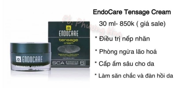Kem dưỡng chống nhăn EndoCare Tensage Cream 30ml