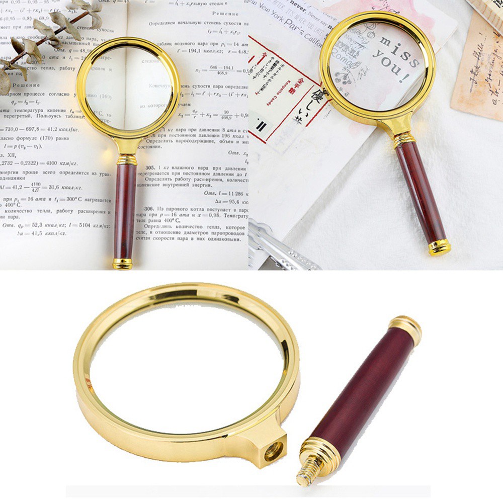 Kính lúp độ phóng đại 60mm / 70mm / 80mm / 90mm 10x dễ dàng sử dụng