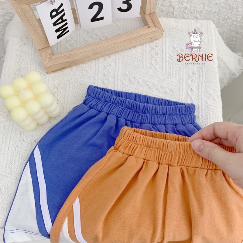 BERNIE - Bộ Thể Thao Phối Tay Zác Lăng 4 Màu Khoẻ Khoắn Năng Động Cho Bé Trai Bé Gái