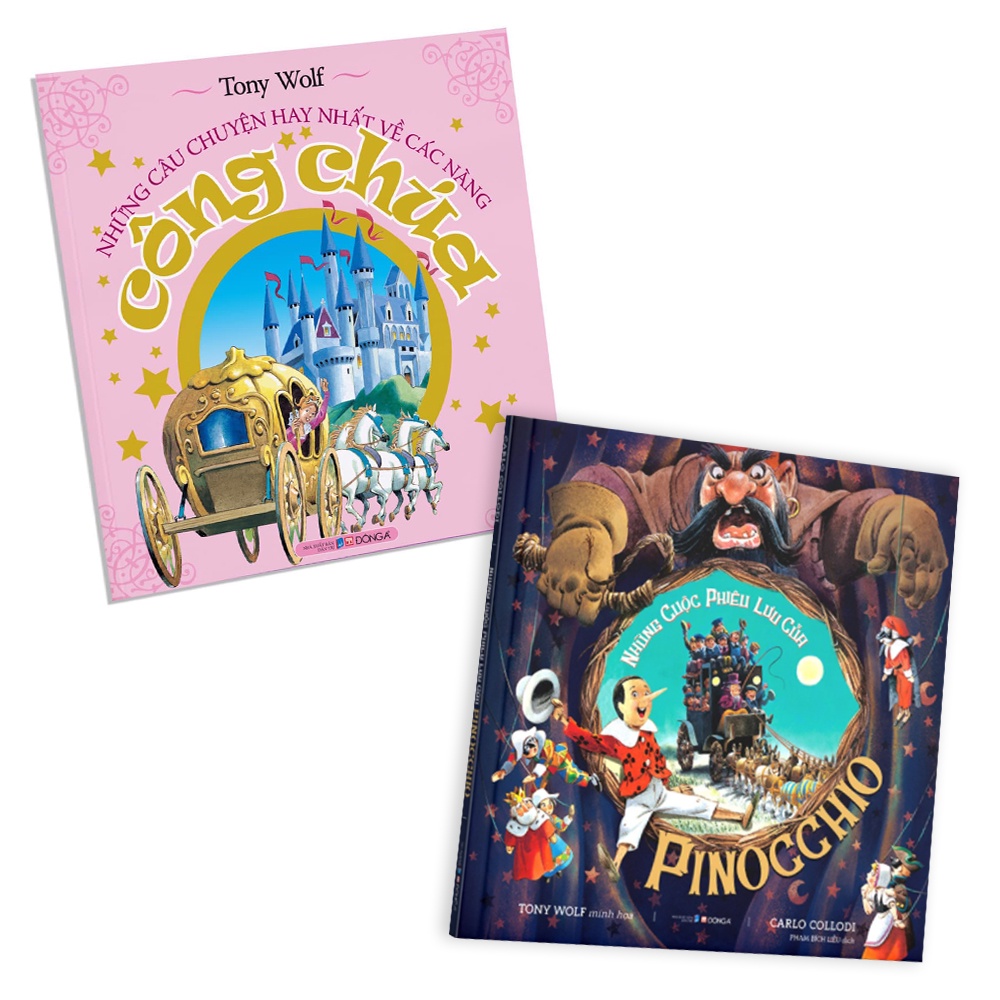 Sách - Combo 2 Cuốn: Pinocchio + Những Câu Chuyện Hay Nhất Về Các Nàng Công Chúa