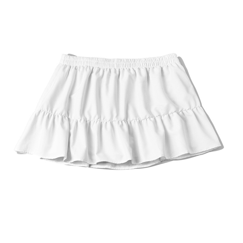 Váy ERRORIST ruffle xoè tầng màu trắng/đen