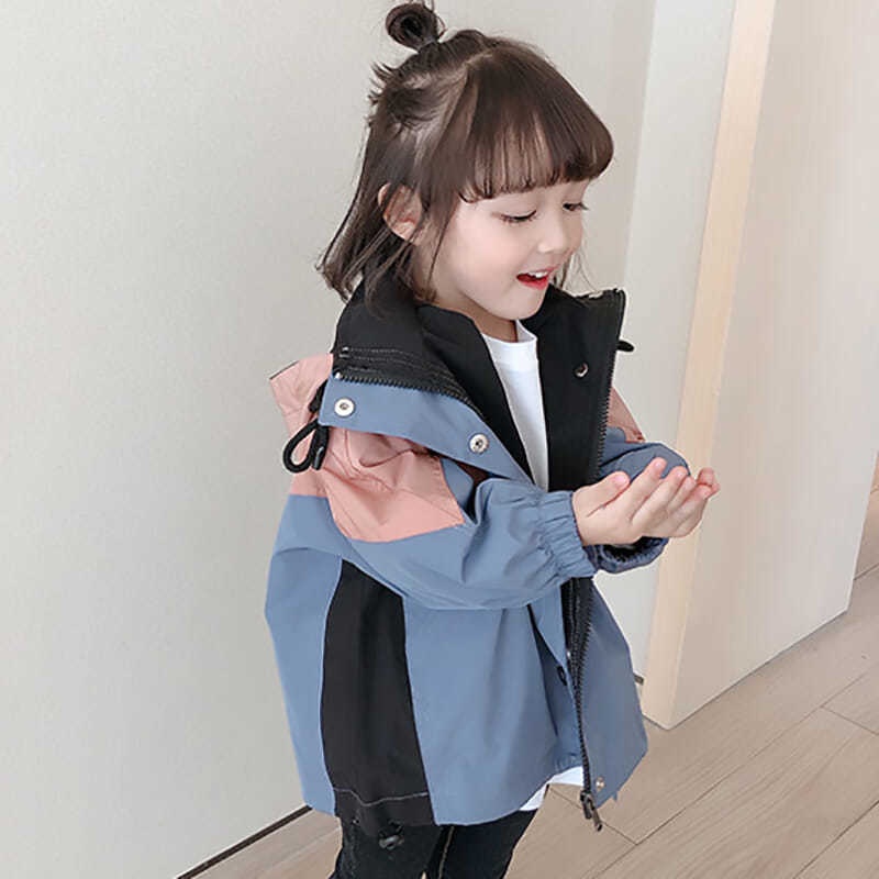 Áo khoác chống gió thời trang cho bé gái