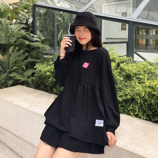 Áo thun YELLOW FLICKER Logo Oversize