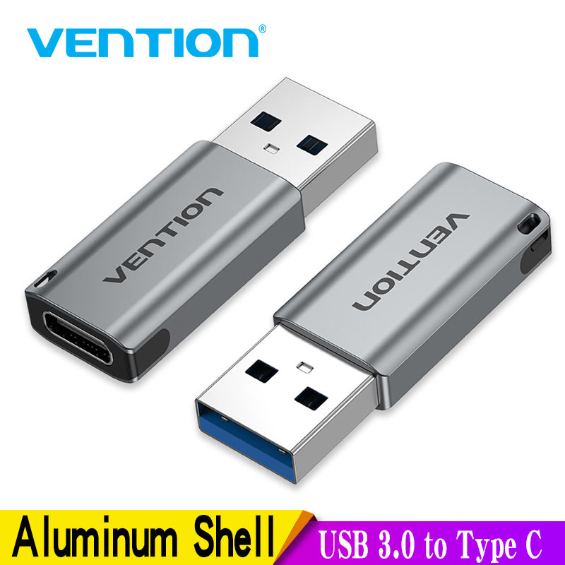 Vention Đầu Chuyển Đổi Usb 3.0 Sang Usb Type C 5v 3a 5gbps Cho Laptop Samsung Xiaomi 10 Iphone 12 Pro