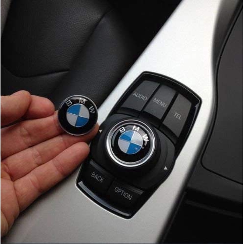 Miếng Dán Nút Điều Khiển Đa Phương Tiện Cho Vô Lăng Xe Hơi BMW
