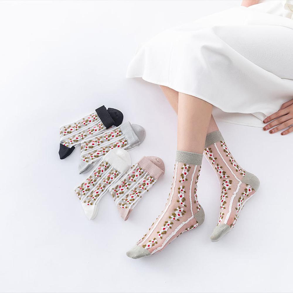 NICKOLAS Tất Hoa Trong SuốT Phong CáCh Harajuku