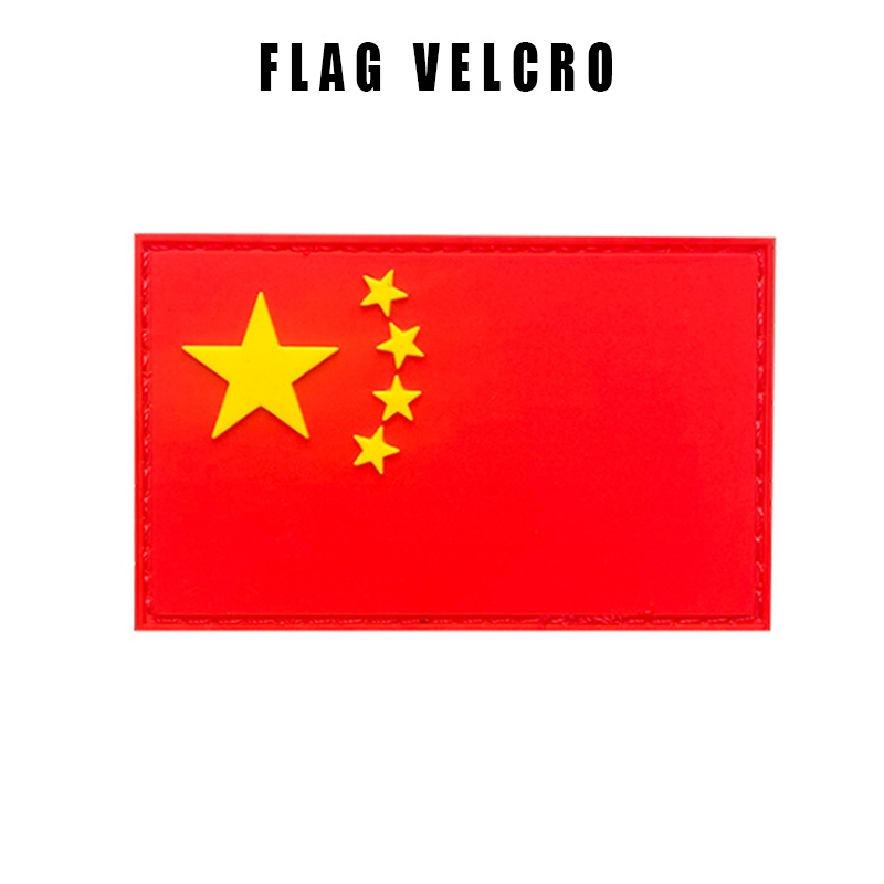 Miếng dán hình lá cờ trang trí quần áo ba lô