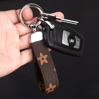 MÓC KHÓA DÂY DA LV Sang chảnh - Treo balo- ô tô - xe máy