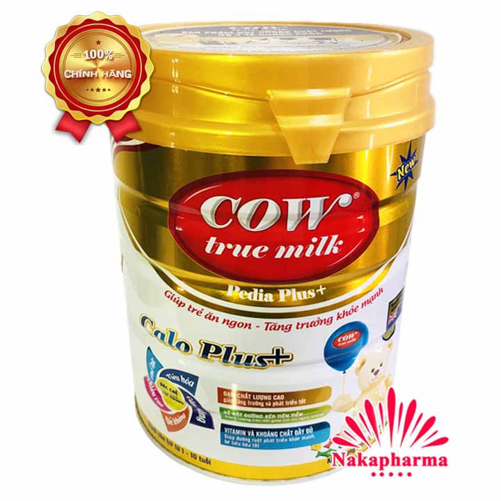 ✅ [CHÍNH HÃNG] Sữa bột Cow True Milk Pedia Calo Plus+ – Ngừa còi xương, thấp còi, suy dinh dưỡng ở trẻ