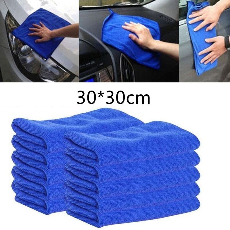 Khăn Lau Xe Hơi Dày Dặn Thấm Hút Tốt 30*30cm