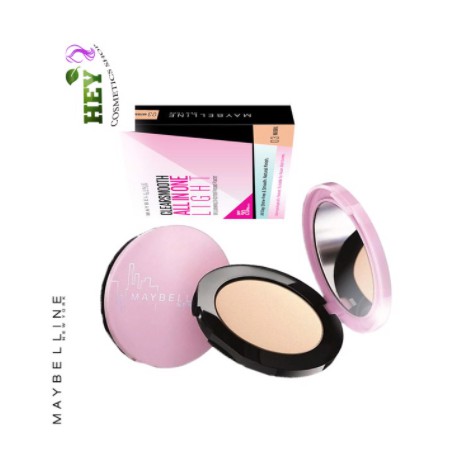 Phấn phủ mịn da chống bóng nhờn Maybelline Clear Smooth Pressed Powder 9g