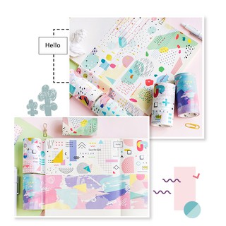 Băng keo Washi Tape 8cmx5m WX002