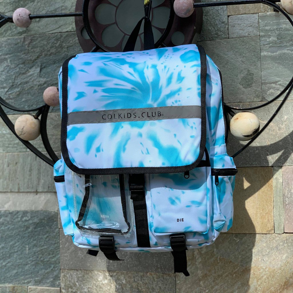 BALO COLKIDS SS3 TIE DYE MÀU XANH LOANG MÀU  HOTTREND - GIN STORE