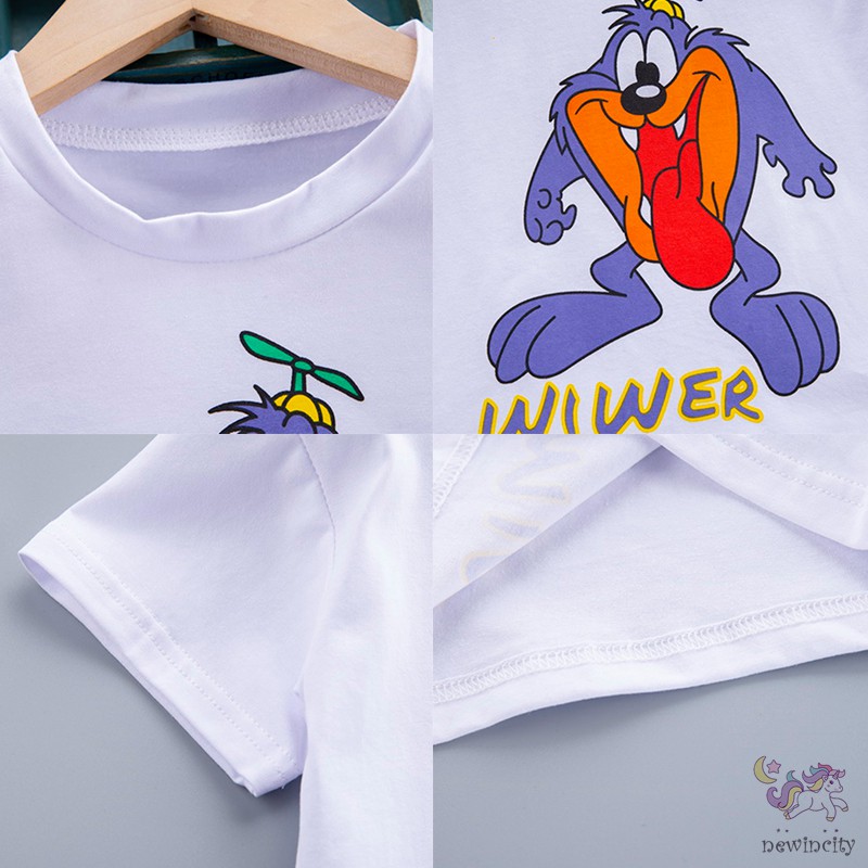 Set Áo Thun Tay Ngắn &amp; Quần Short Dành Cho Bé Trai