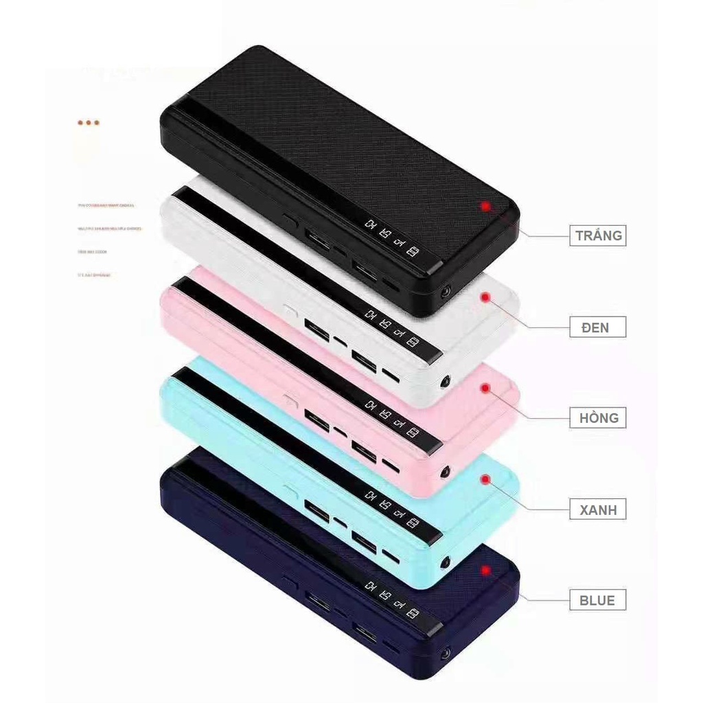 Pin sạc dự phòng màn hình Led Power bank 10000 mah, sạc nhanh hơn 5 lần cho iphone,samsung,máy tính bảng...