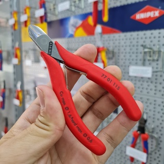 Kìm cắt Linh Kiện Knipex 77 01 115 Cắt Dây Mềm Ø 0.3 – 1.6 mm