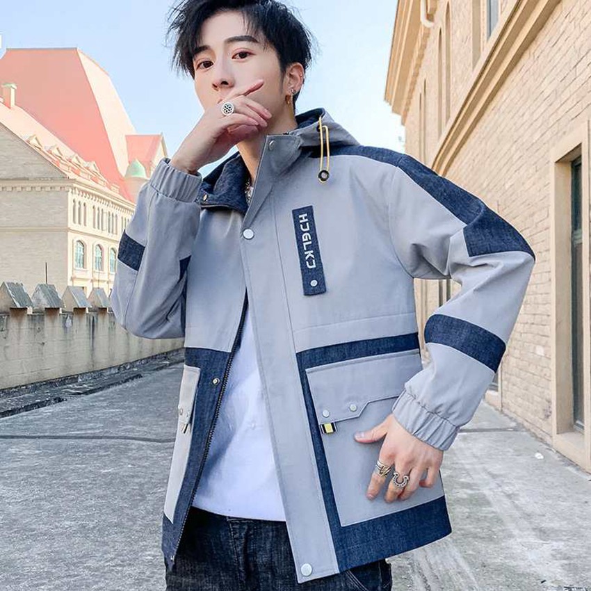Áo Khoác Nhẹ Nam Thu Đông Phối Màu Giả Bò Có Túi Thanh Lịch Thời Trang Hàn Quốc ZENKODLMEN AO KHOAC NAM 9000052 | BigBuy360 - bigbuy360.vn