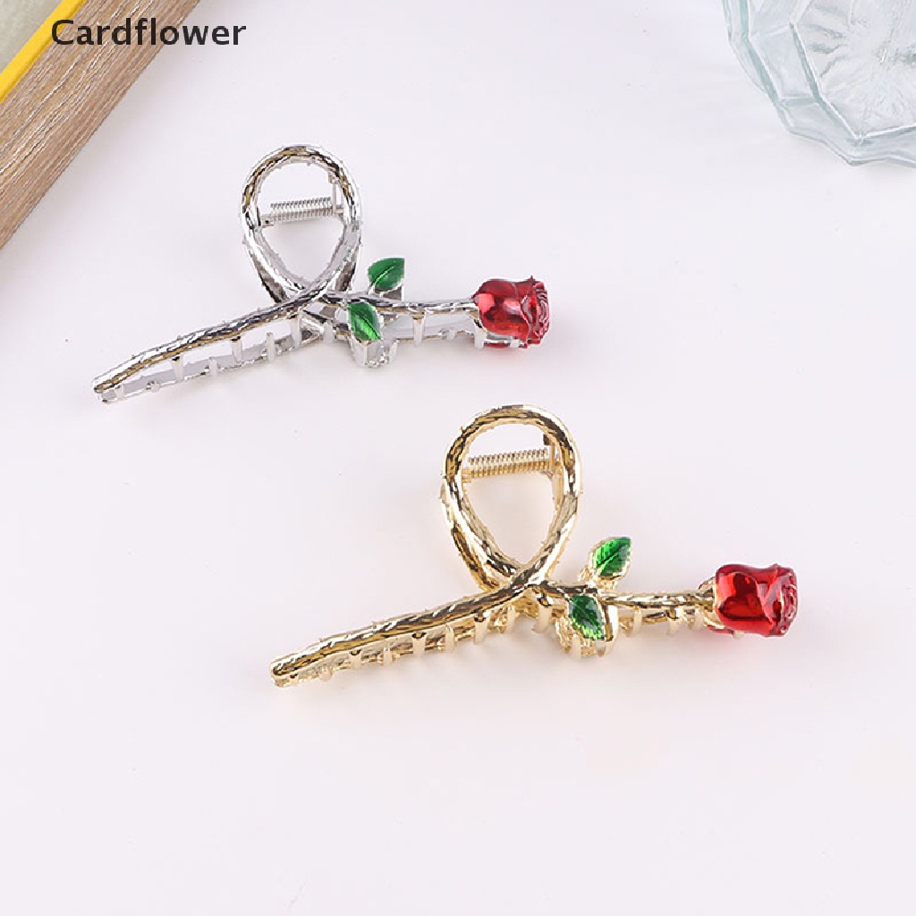 Kẹp Tóc Hoa Hồng Thời Trang Cho Nữ