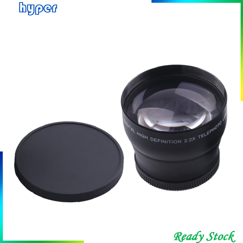 58mm 2.2X Telephoto Lens Teleconverter for Canon Nikon Sony Pentax Camera