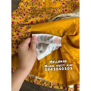 váy lanh hoa nhí vàng