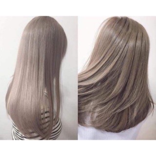 Màu muộn nâu hạt rẻ ánh khói cực Tây (tặng kèm oxi-găng tay )