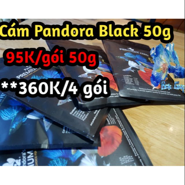 Cám Pandora Black 50g