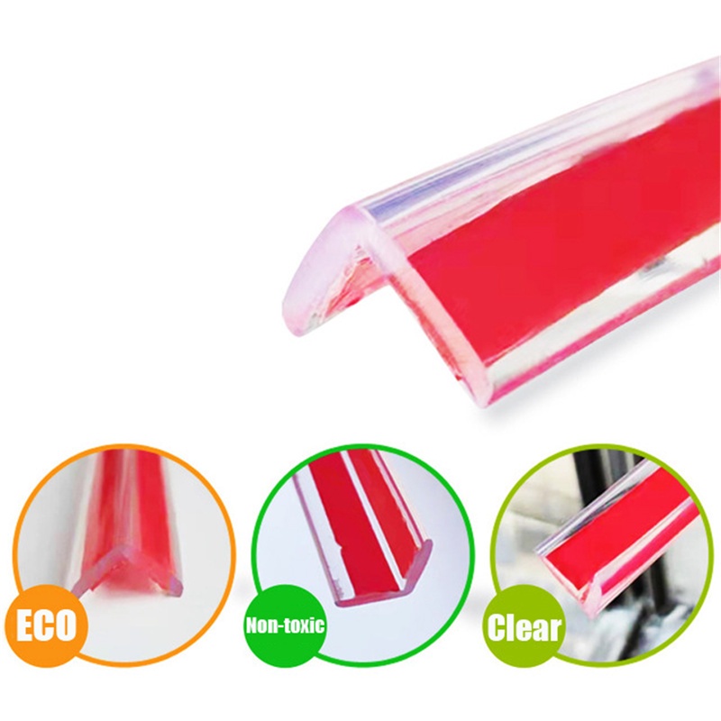 Cuộn Băng Keo Hai Mặt Bằng PVC Trong Suốt Bảo Vệ An Toàn Cho Bé