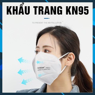 [FOLLOWER + ĐÁNH GIÁ SHOP giảm còn 25k/chiếc] Khẩu trang KN95 - Khẩu trang lọc 95% bụi mịn tốt nhất hiện nay !