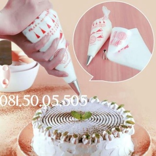 Dụng cụ trang trí bánh - Combo 10 Túi bắt kem nilon Master dùng T286H