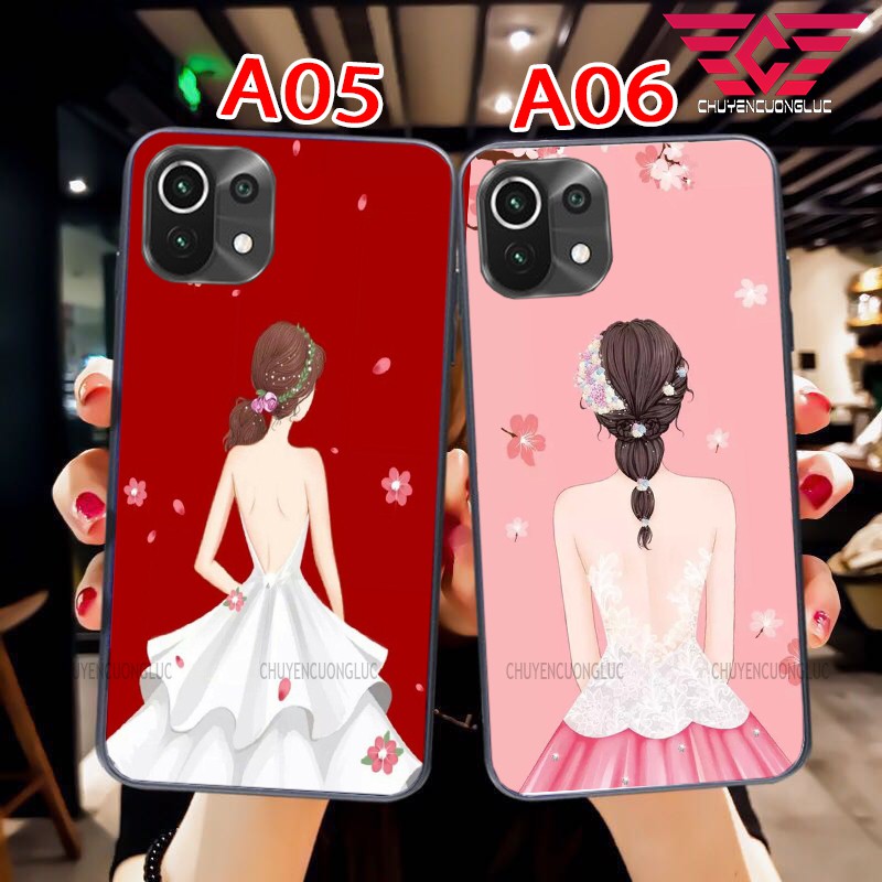 [HOT] ỐP LƯNG XIAOMI MI 11 LITE IN HÌNH CÔ GÁI MẶT SAU BẰNG KÍNH SANG TRỌNG