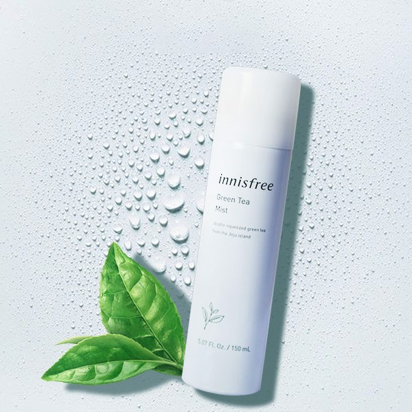 NƯỚC XỊT KHOÁNG TRÀ XANH INNISFREE green tea mineral mist 50ML +150ML